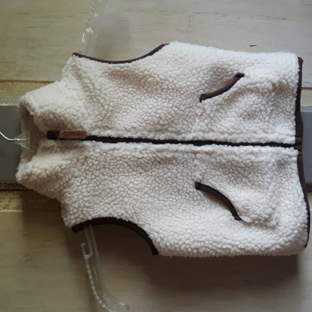 CARTER'S SHERPA VEST CREAM